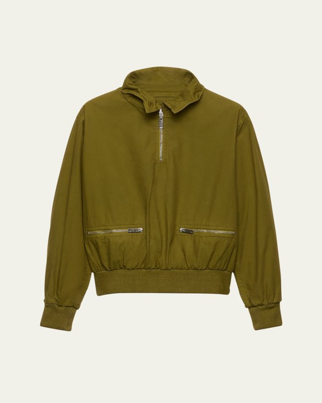 Poplin Old Bomber Jacket